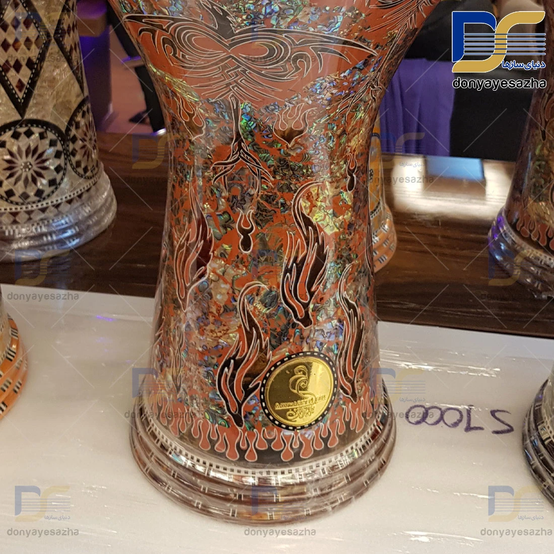 تمپو (داربوکا) جوهرالفن سه لبه طرح 3
