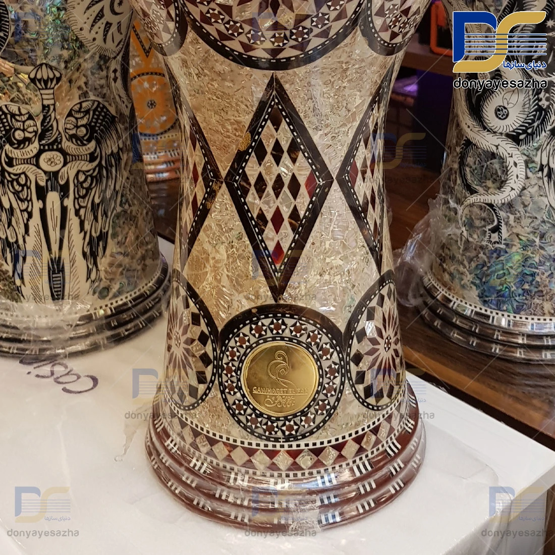 تمپو (داربوکا) جوهرالفن سه لبه طرح 1