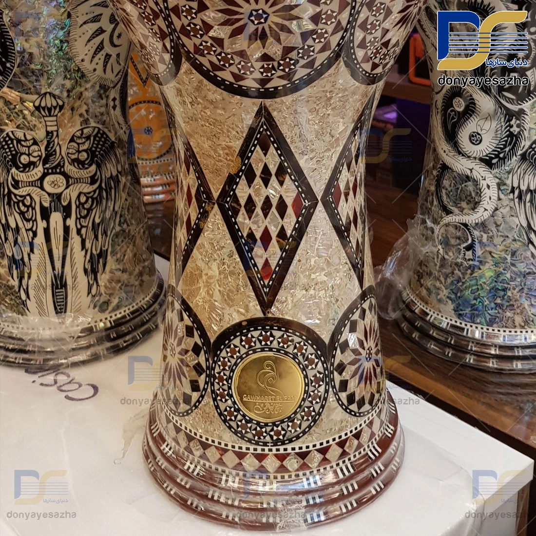 تمپو (داربوکا) جوهرالفن سه لبه طرح 1