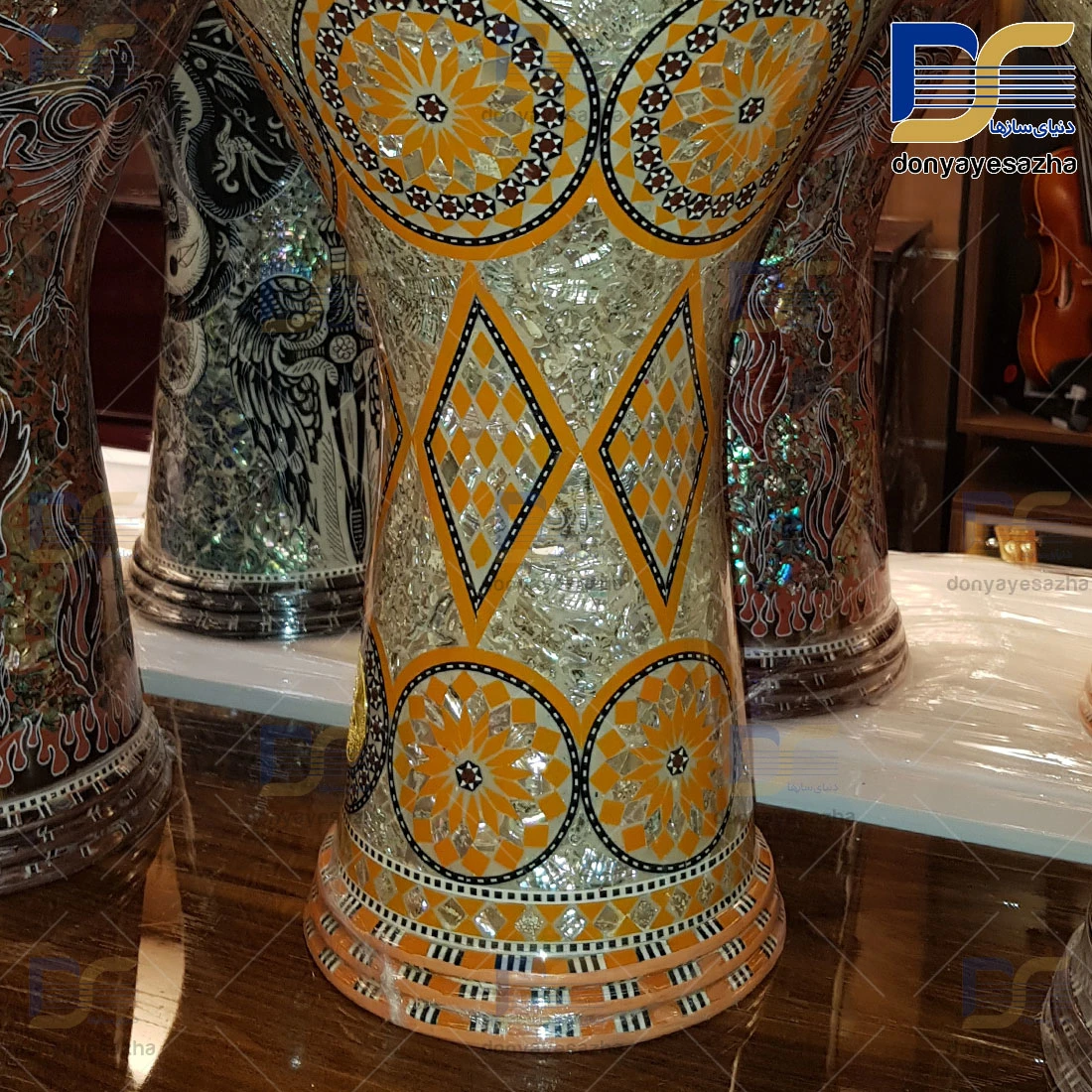 تمپو (داربوکا) جوهرالفن سه لبه طرح 5