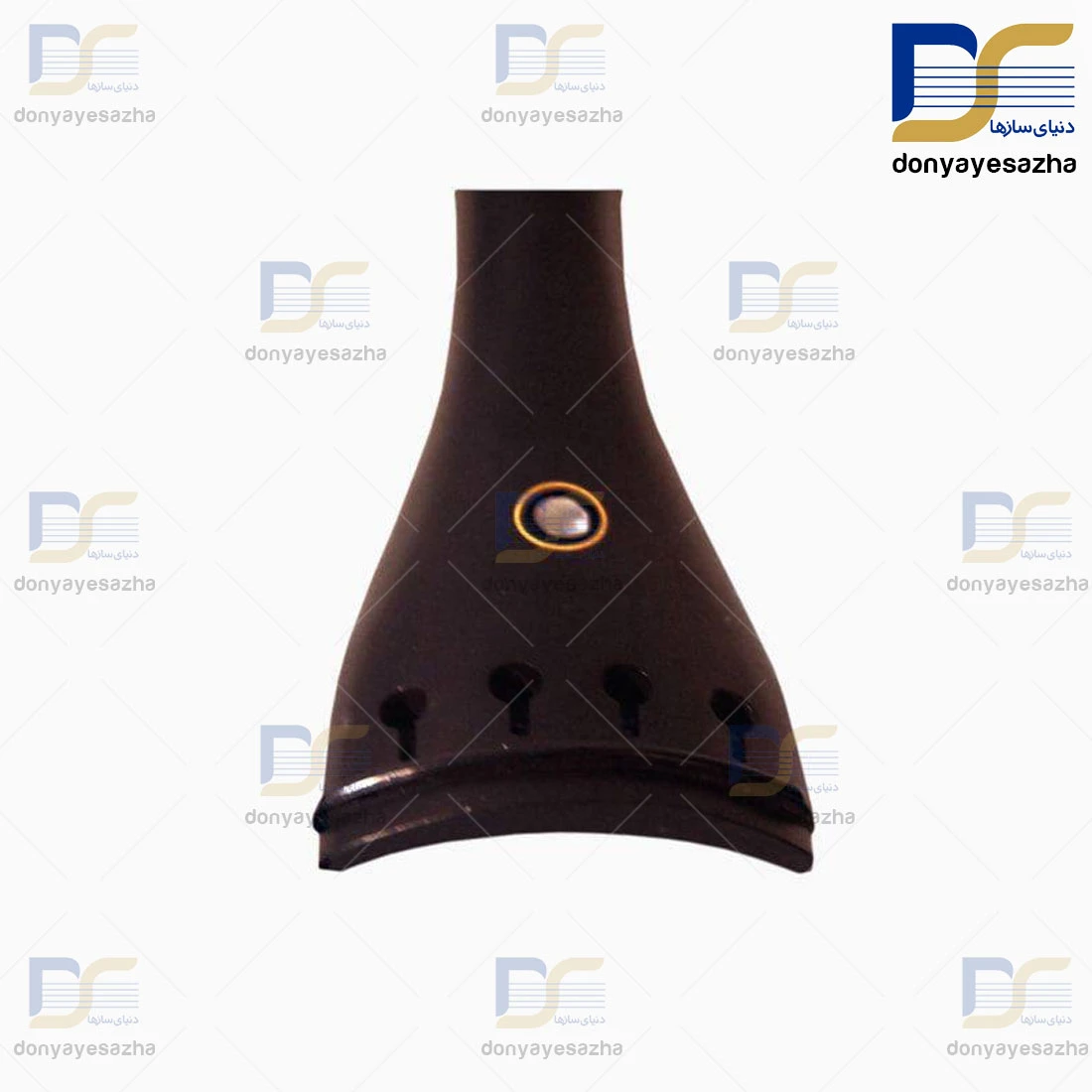 سیم گیر ویولن آبنوس نگین دار