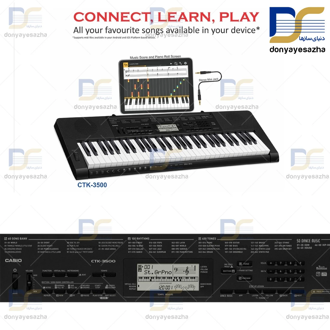 کیبورد CASIO مدل CTK_3500