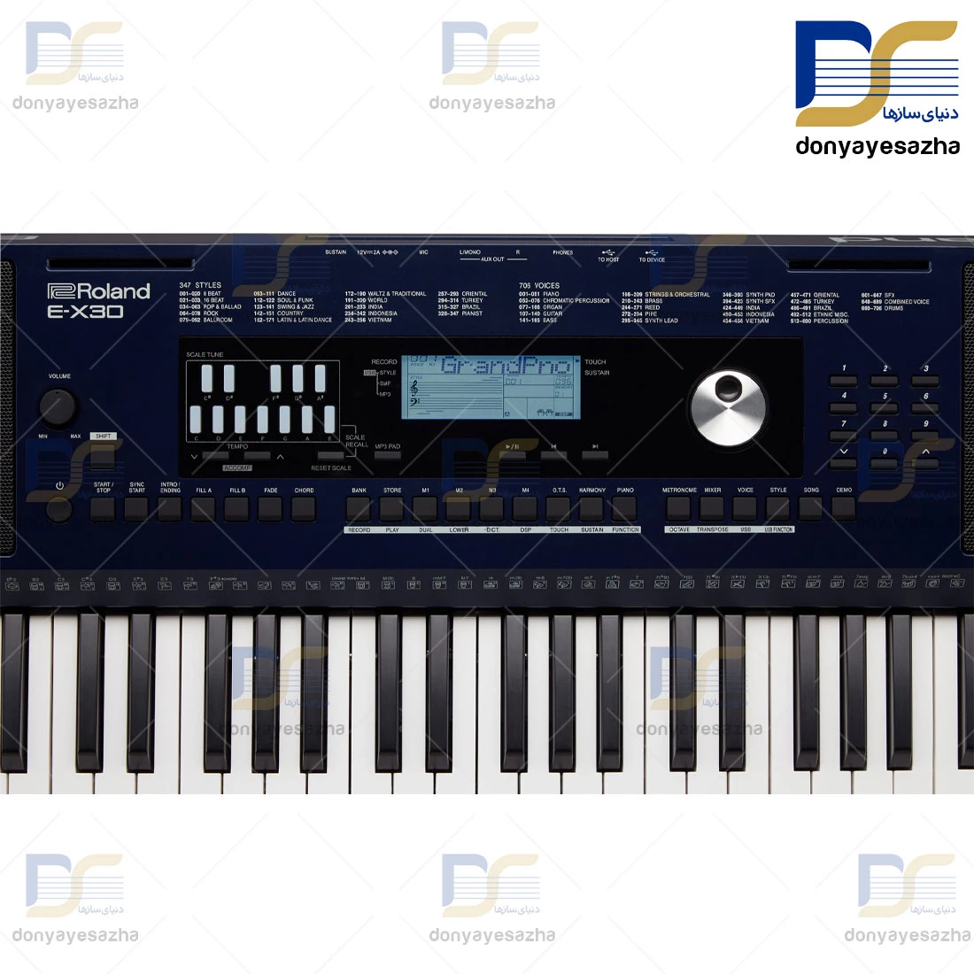 کیبورد ارنجر اورینتال Roland مدل E-X30