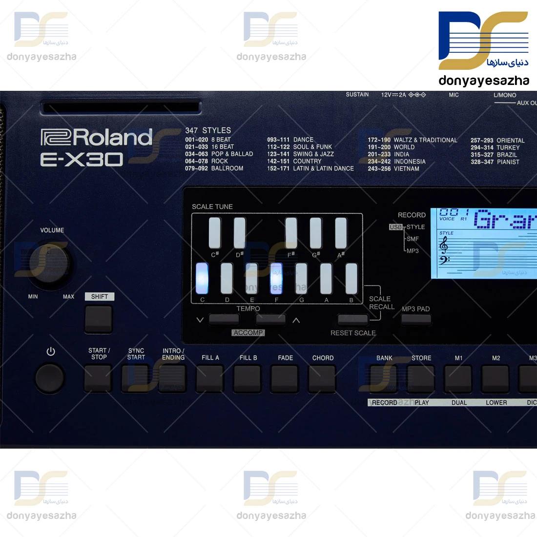 کیبورد ارنجر اورینتال Roland مدل E-X30