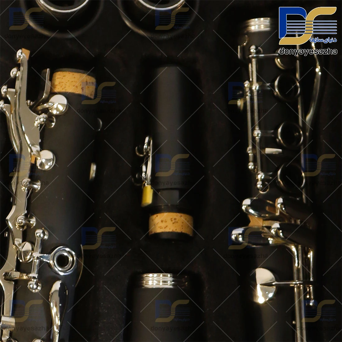 کلارینت زف Zeff clarinet سی بمل با هاردکیس کوله ای حرفه ای