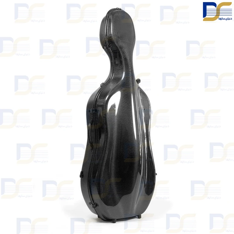 هاردکیس ویولنسل فایبر کربن مشکی شطرنجی