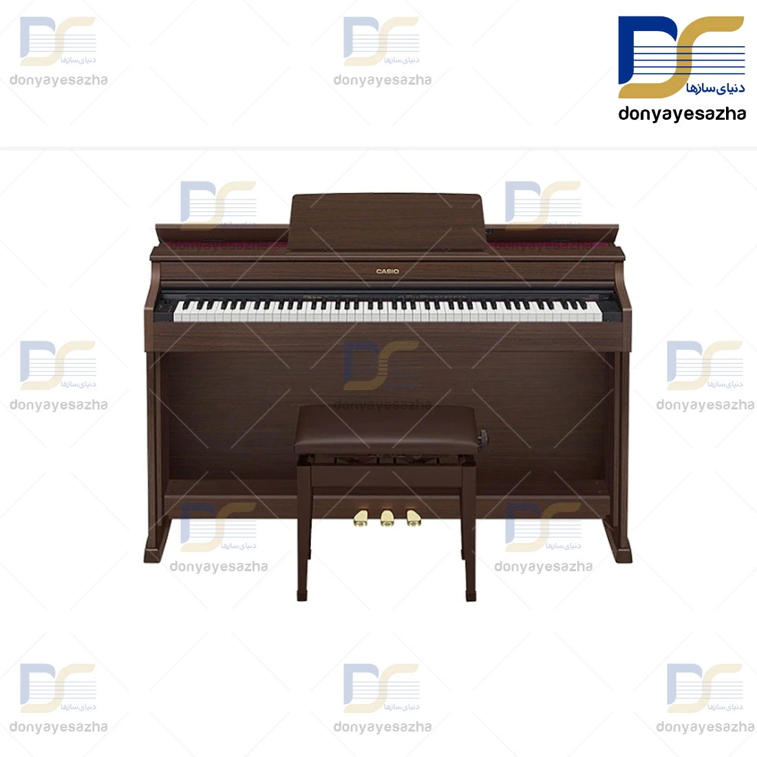 پیانوکاسیو casio مدل AP_470 قهوه ای