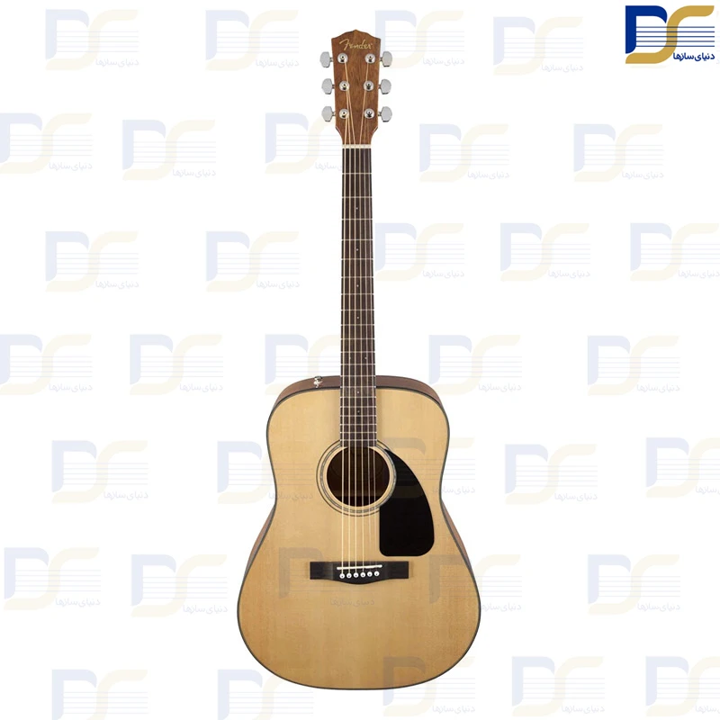 گیتار آکوستیک Fender مدل CD 60 Dreadnought V3 DS WN NAT