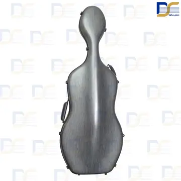 هاردکیس ویولنسل فایبر کربن طوسی نقره ای