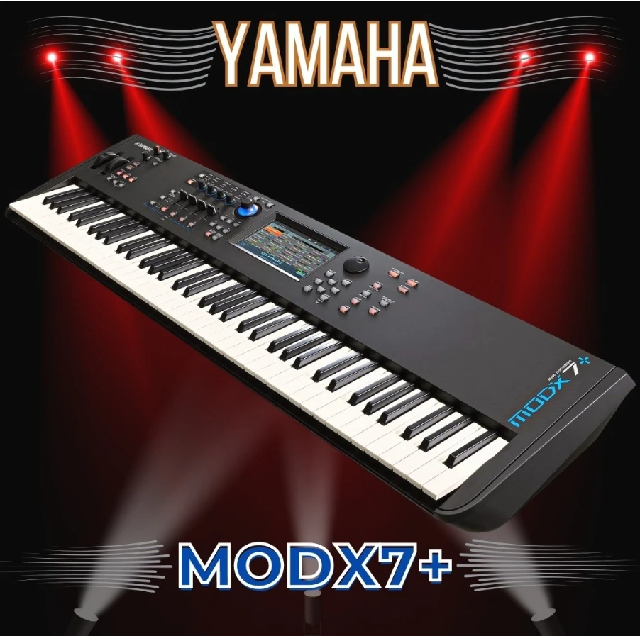 سینتی سایزر یاماها مودکس +7پلاس Yamaha MODX7 Plus Synth اکبند